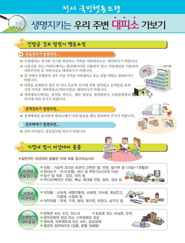 전시국민행동요령