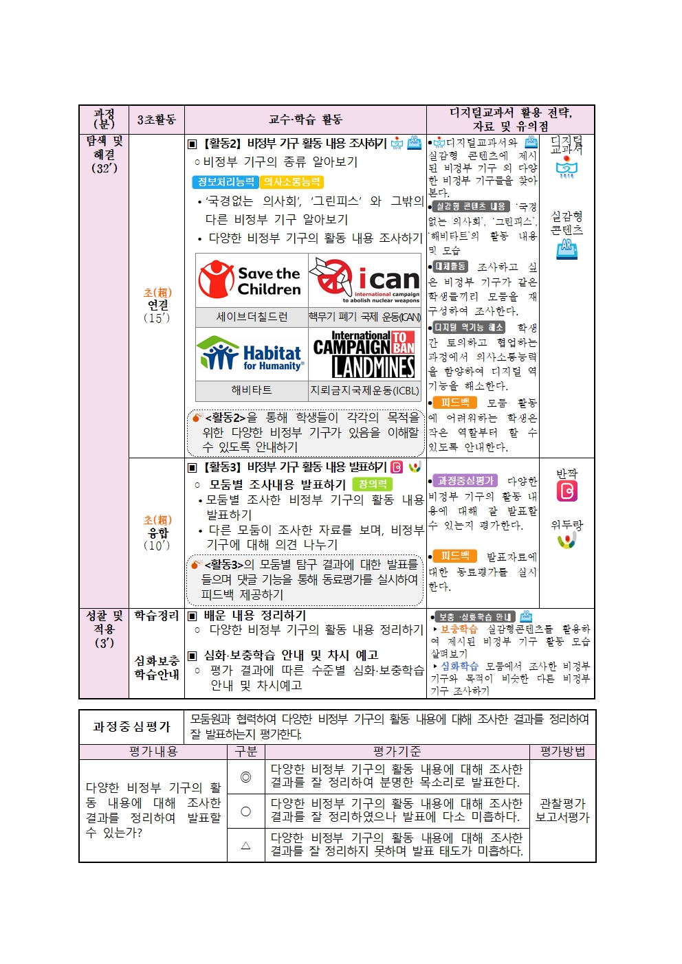 2020. 3초 수업 과정안(6학년)003