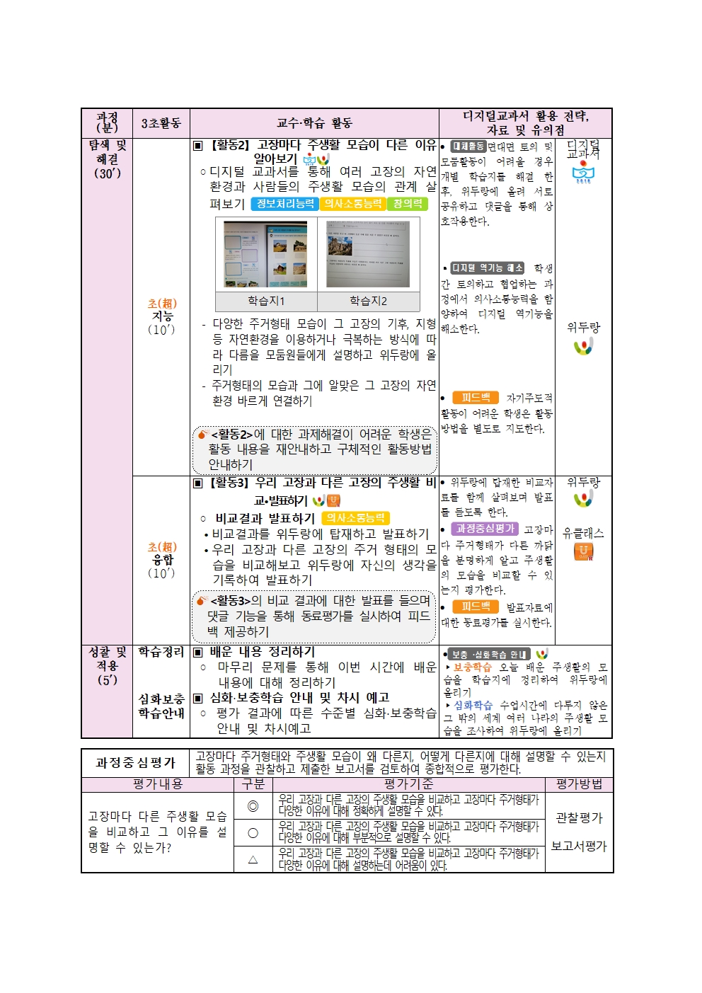 2020. 3초 수업 과정안(3학년2반)003